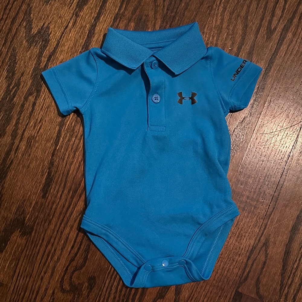 Under Armour Bright Blue Infant Bodysuit